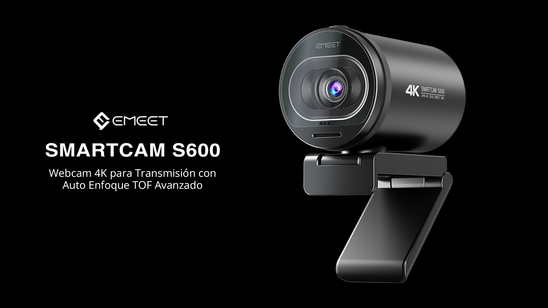 EMEET S600 4K Webcam for Streaming